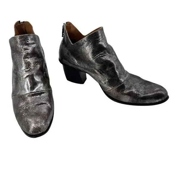 Cydwoq Women's Silver Protest Leather Ankle Bootie‎ Size 39 - Picture 3 of 10